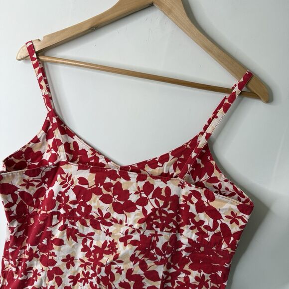 Vtg Old Navy Y2k Babydoll Dress Sz 12 Ditsy Floral Side Zip Mini BloomCore - Picture 9 of 12